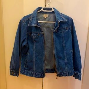 Vintage Denim Cleo Petites Zip-up Jacket